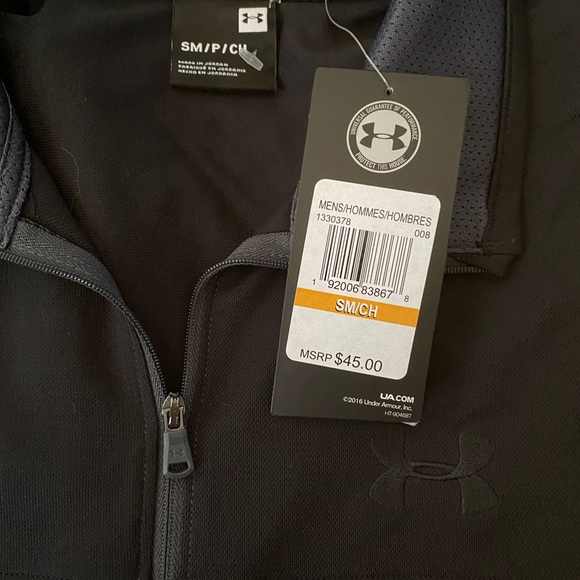 NWT! Under Armor Small Men’s Zip up! - Picture 4 of 4